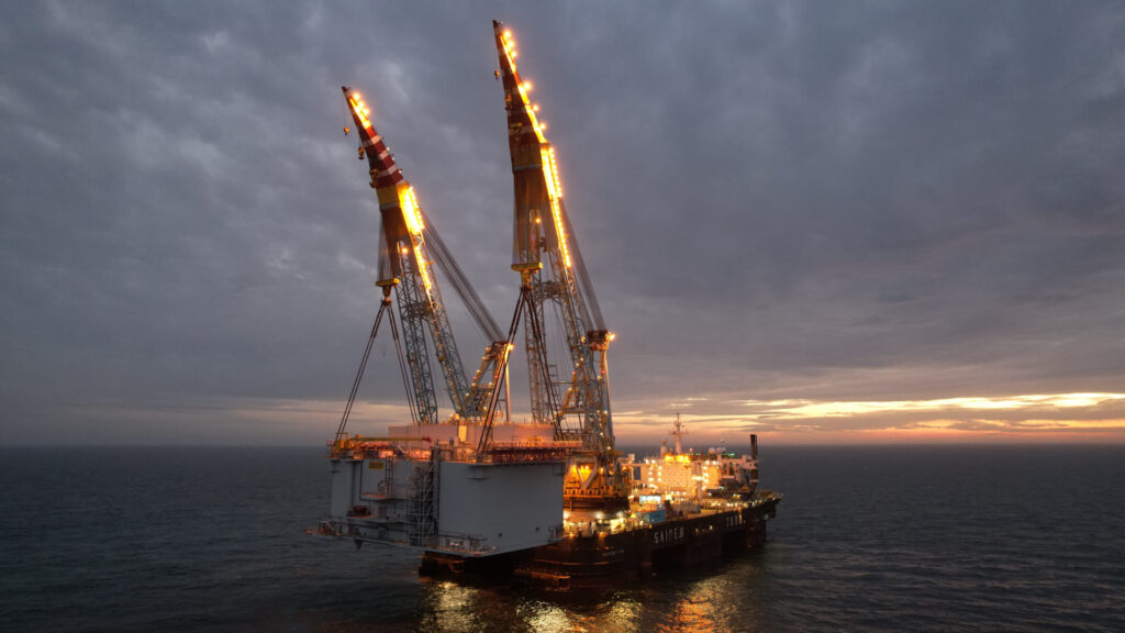 Saipem installing Dogger Bank B HVDC offshore substation platform