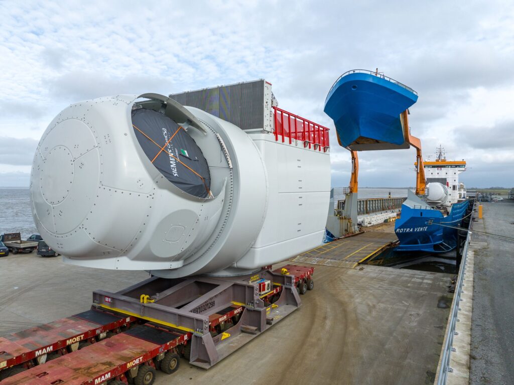 First Nacelles for Moray West En Route to Port of Nigg | Offshore Wind