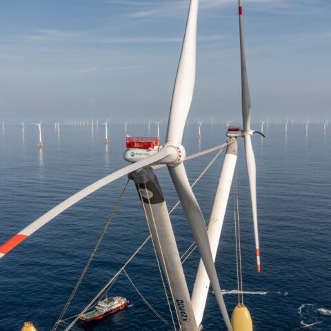 PHOTO: Mingyang's 16.6 MW Dual-Turbine Floating Wind Platform