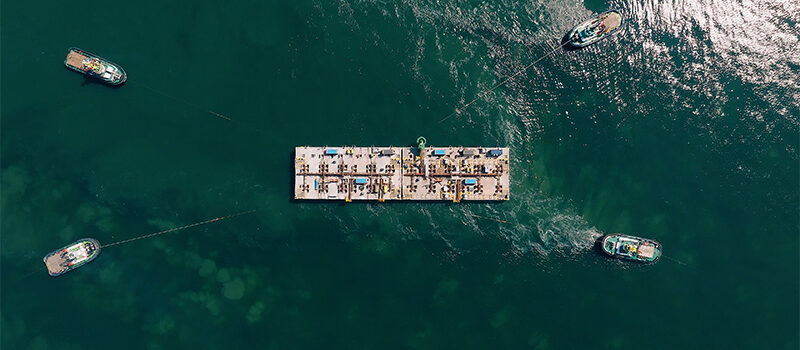 Princess Elisabeth Island caissons