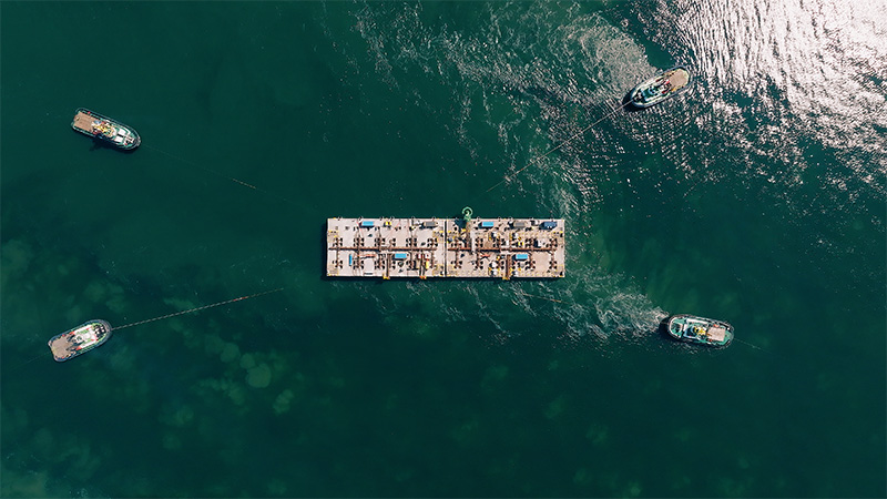 Princess Elisabeth Island caissons