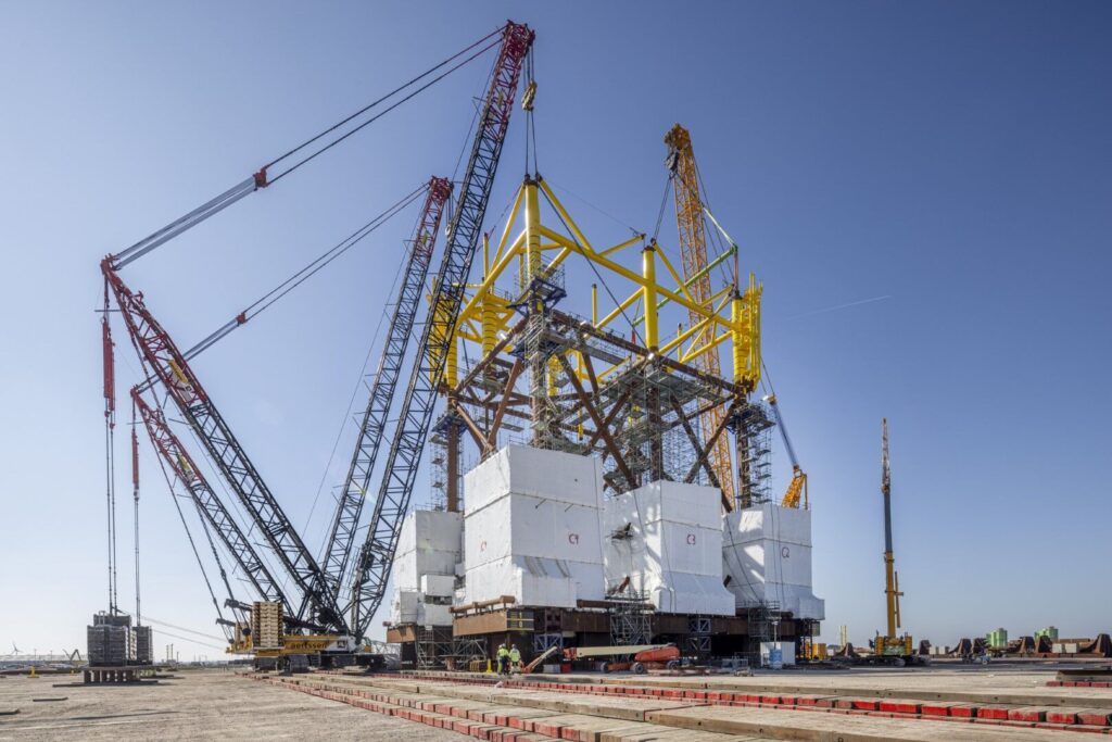 Jasmund substation jacket section