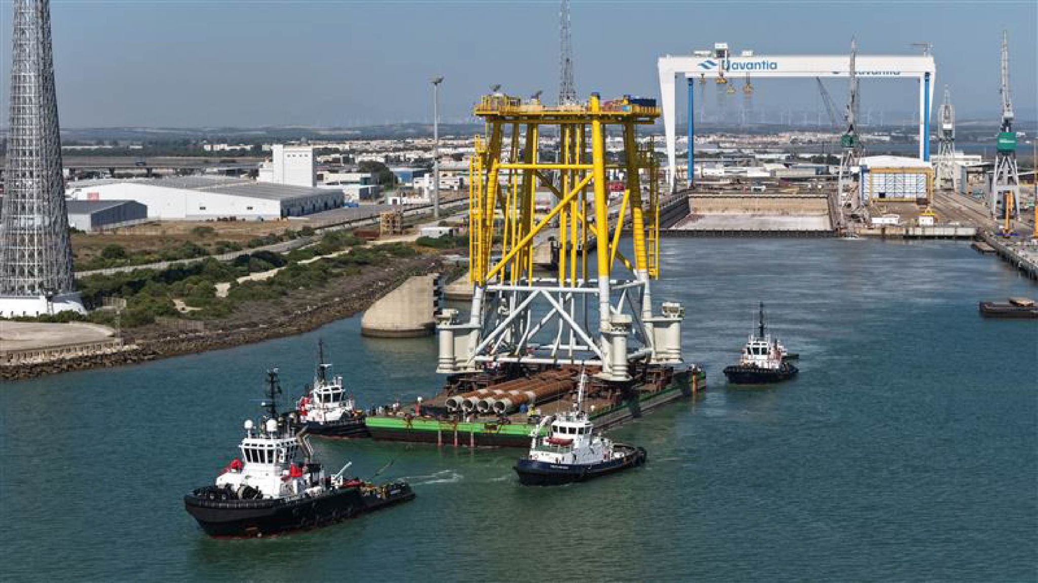 Navantia Seanergies Delivers Substation Jacket for 496 MW French
