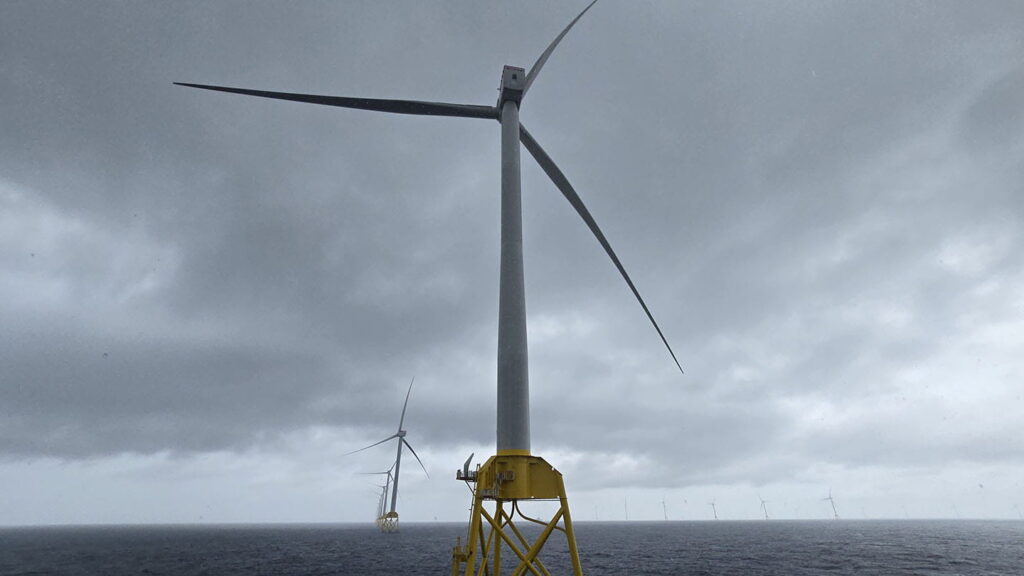 A photo of Greater Changhua 2b and 4 offshore wind turbines