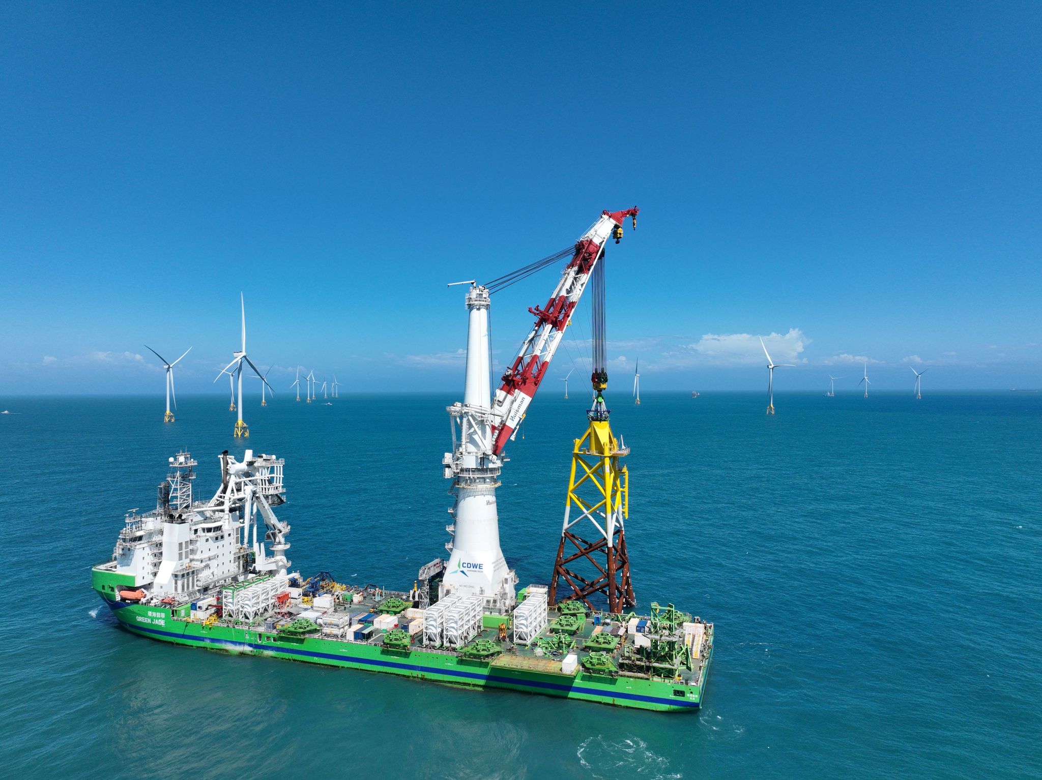 CDWE Installs All Jacket Foundations at Hai Long Wind Project