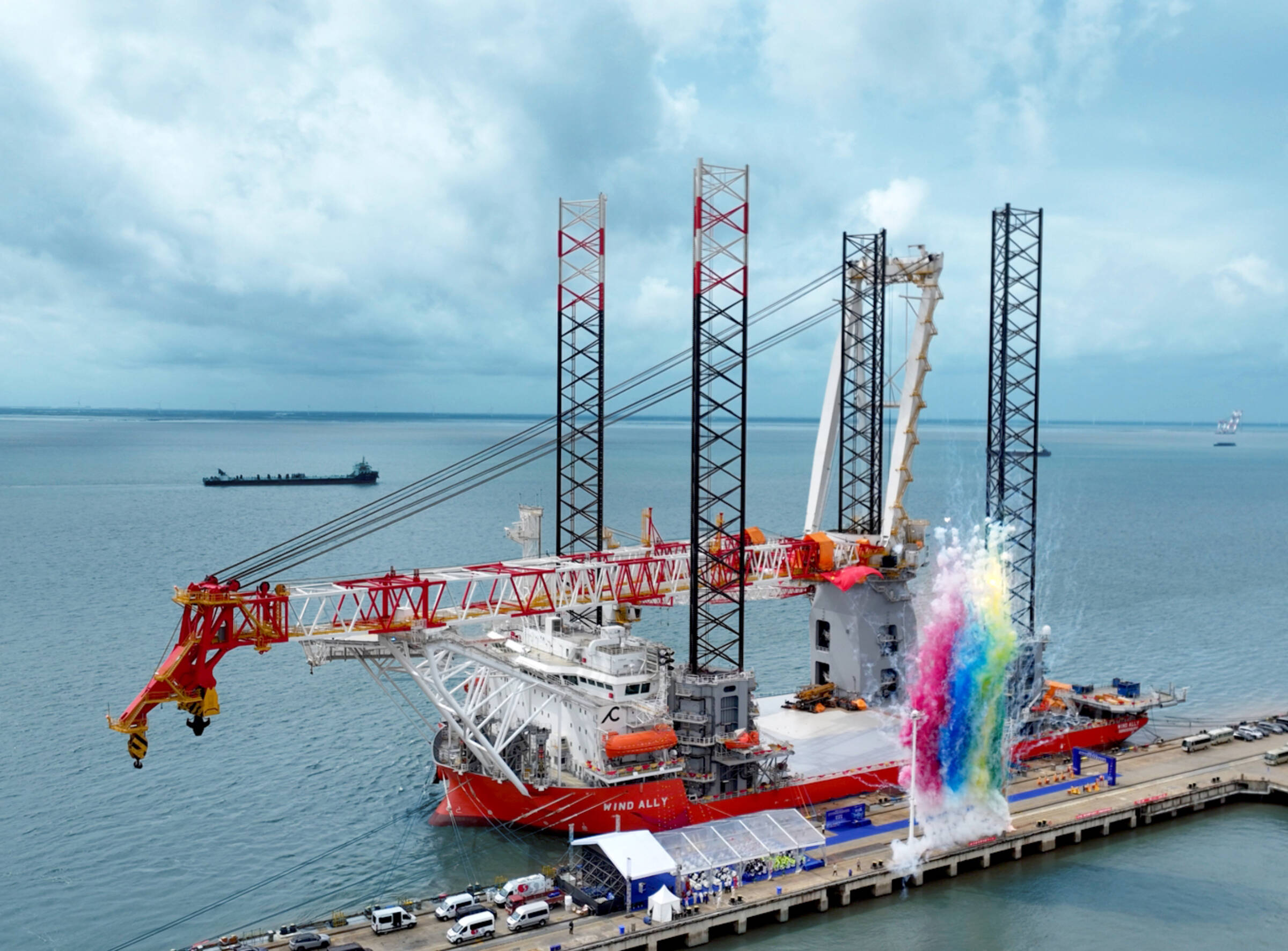 Cadeler Takes Delivery of Wind Ally, Set for First Mission at 2.9
