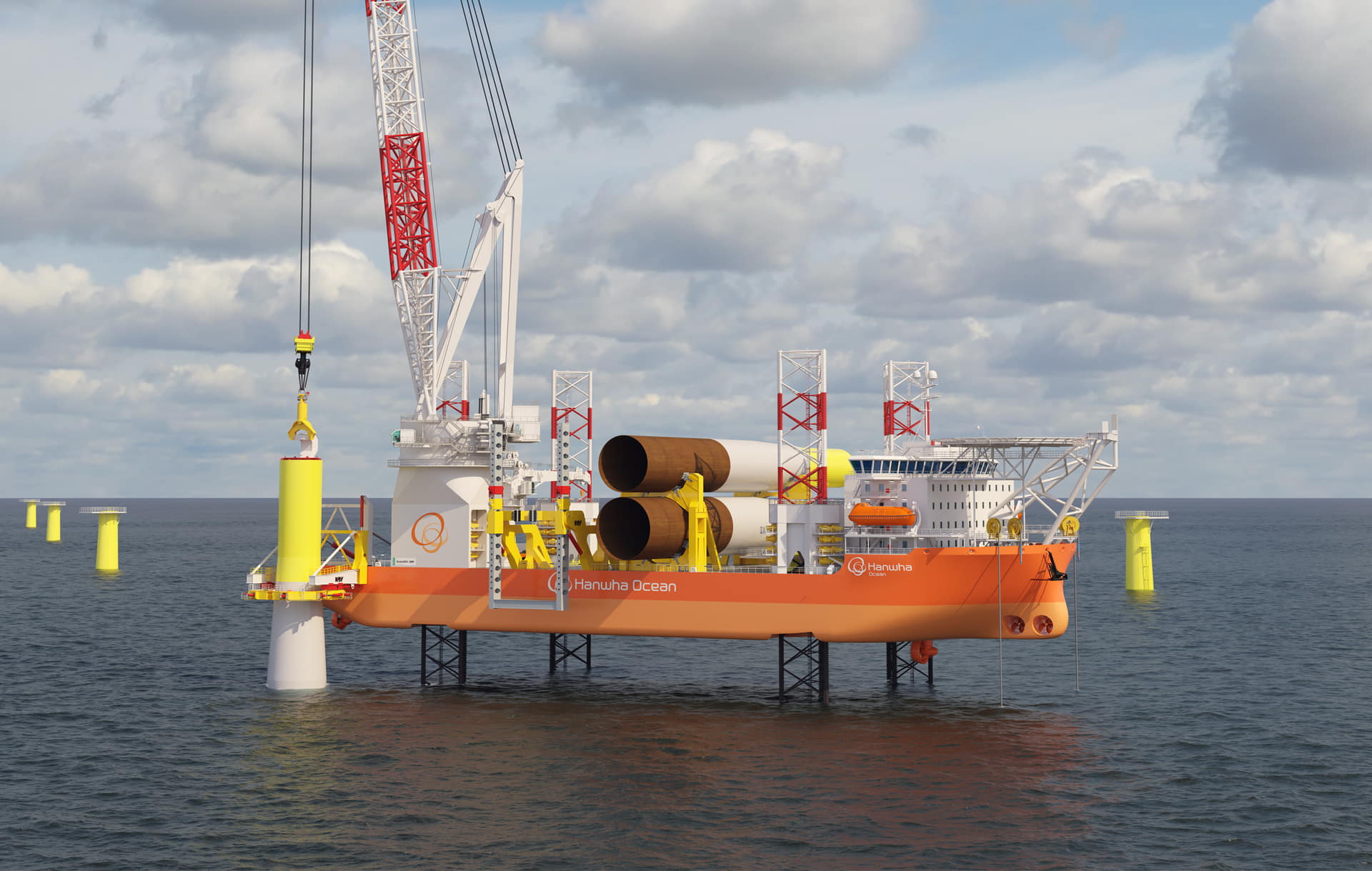 ワッサメーン GustoMSC Design for Korea's Wind Turbine Installation Vessel