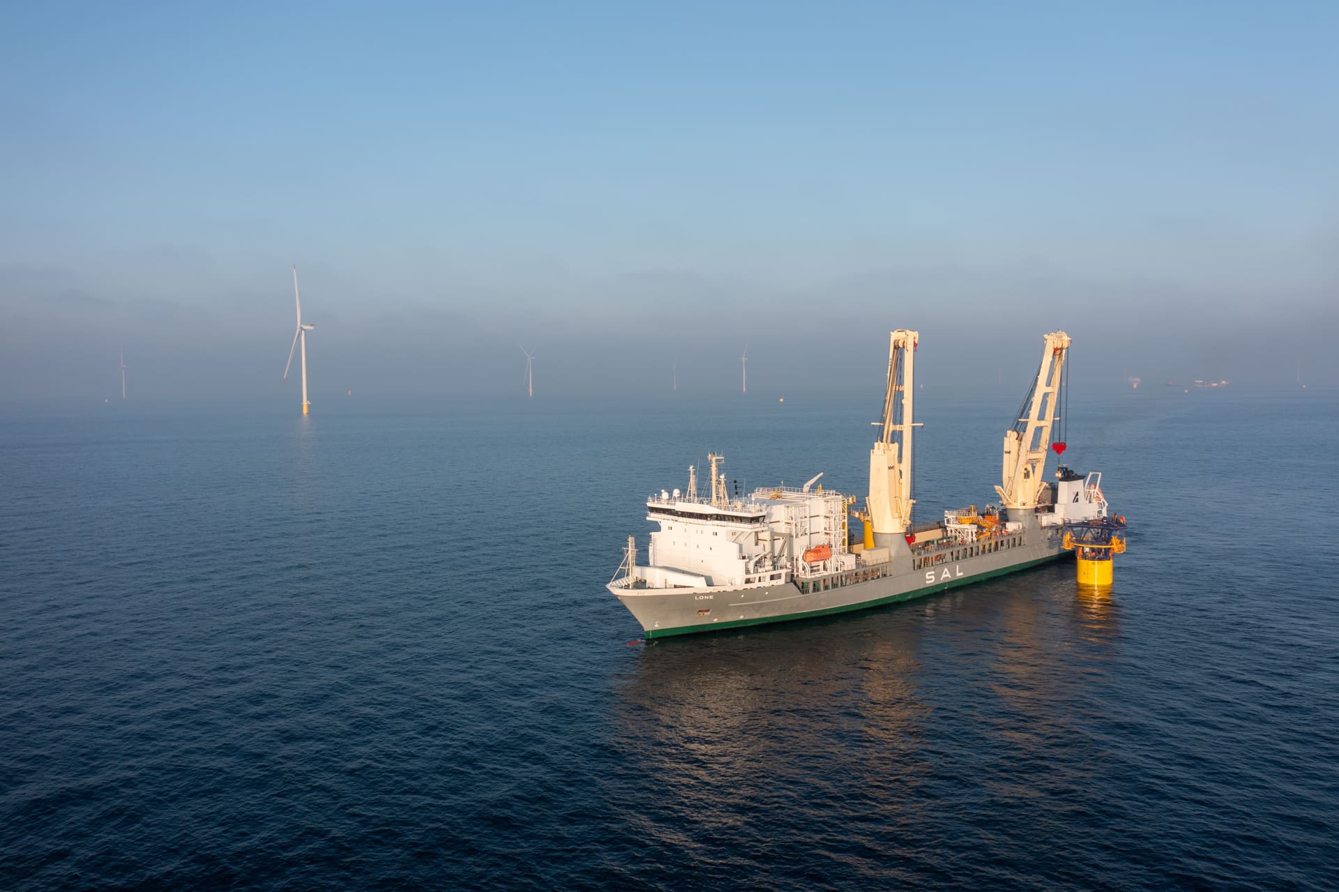 All Transition Pieces In Place at Baltic Power Offshore Wind Farm