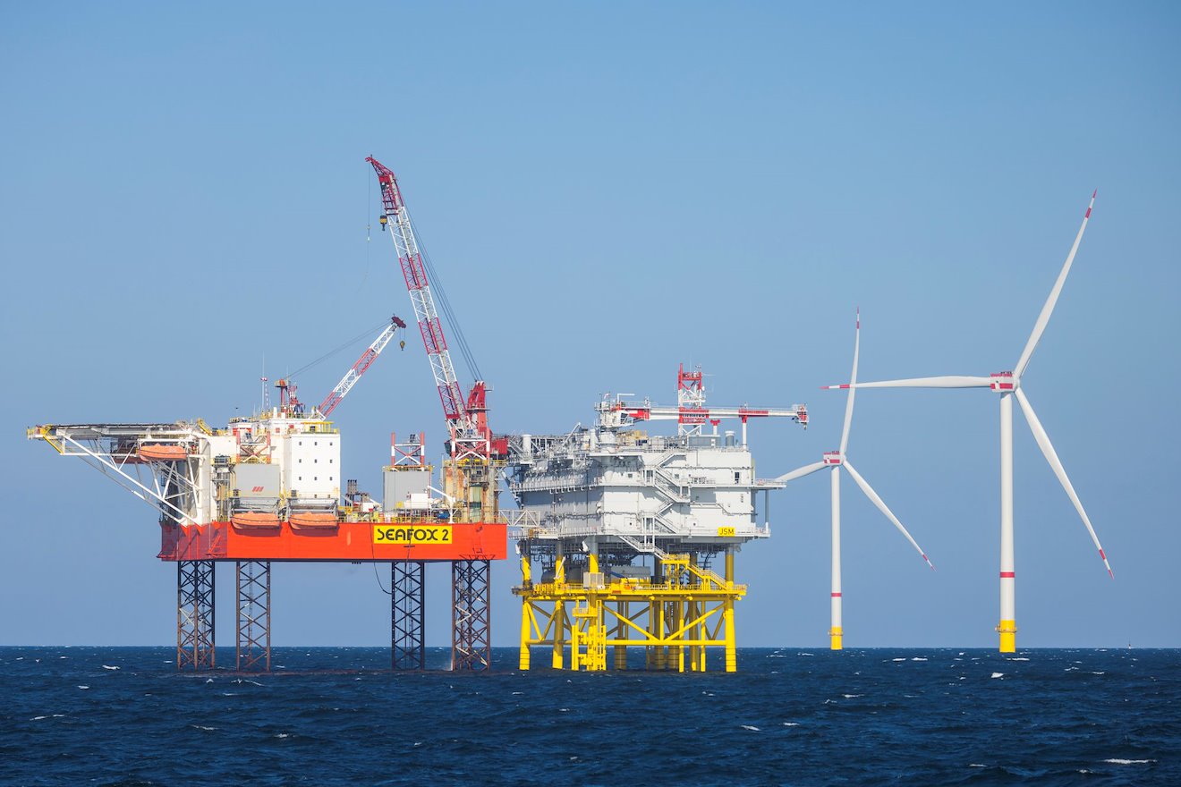 Jasmund offshore platform at Windanker